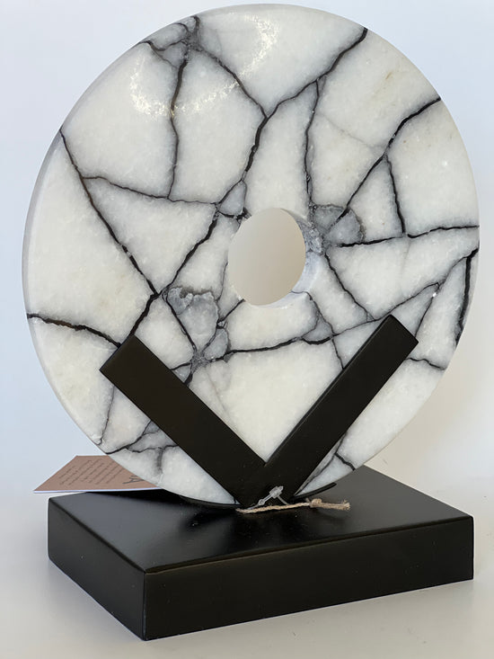 Escultura Rocco Black and white de marmol
