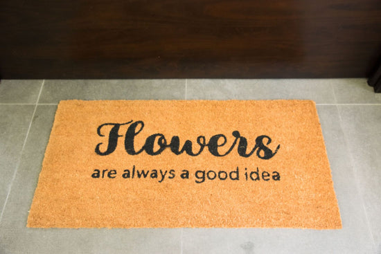 Alfombra "Flowers are always a good idea"