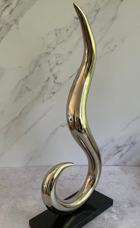 Escultura silver wave